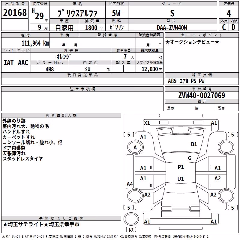 TOYOTA PRIUS ALPHA