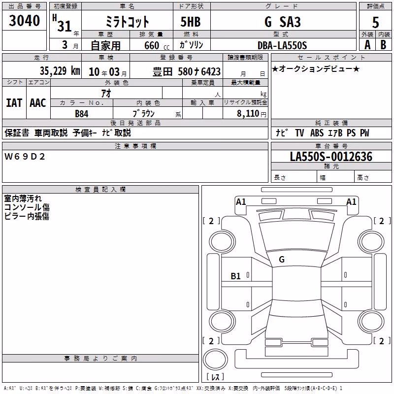 DAIHATSU MIRA TOCOT