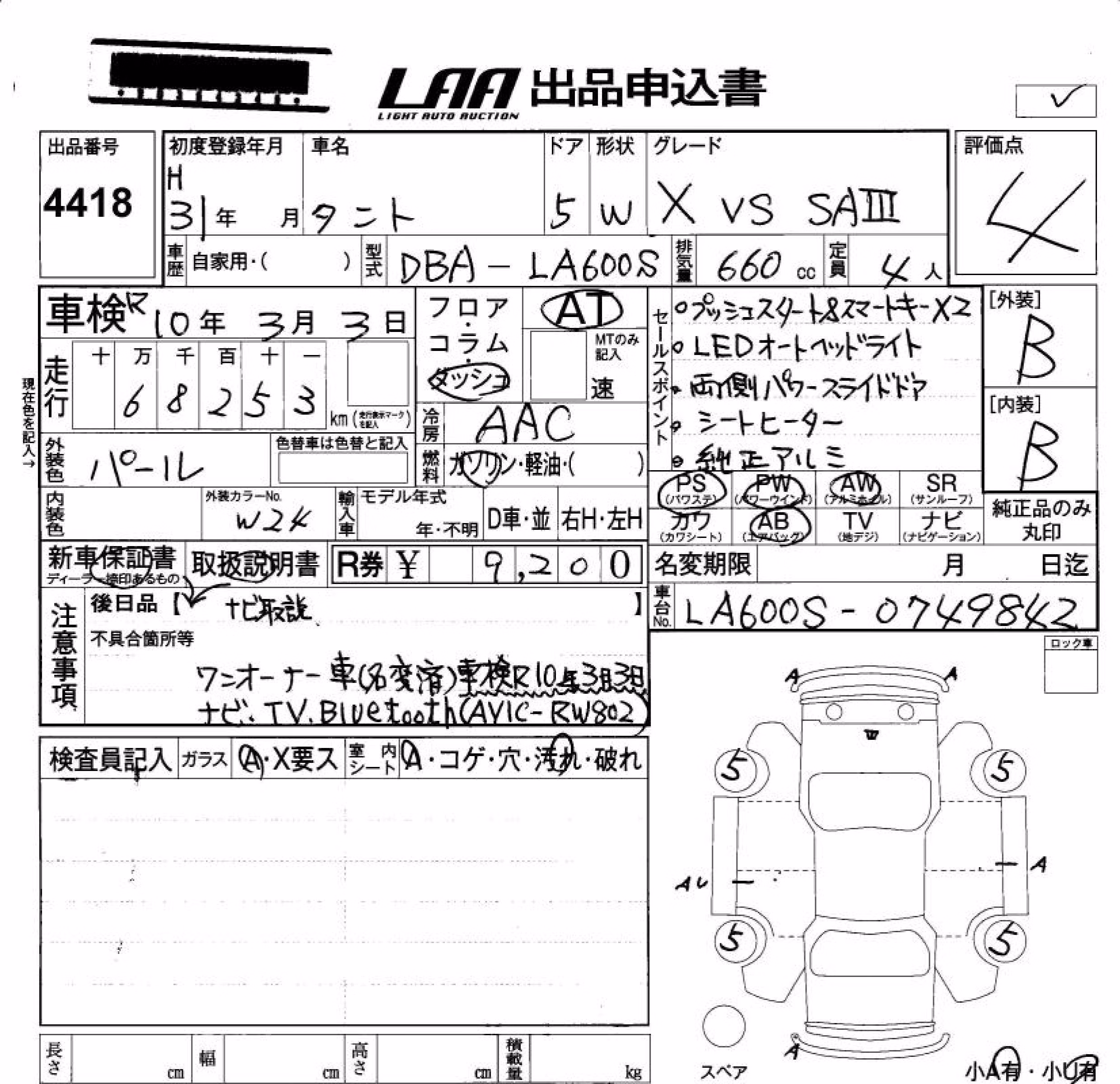 DAIHATSU TANTO