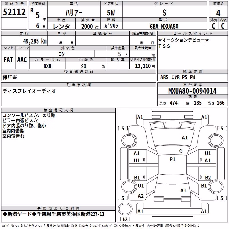 TOYOTA HARRIER