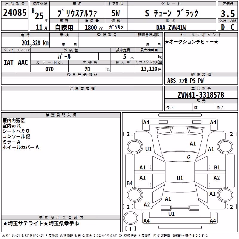 TOYOTA PRIUS ALPHA