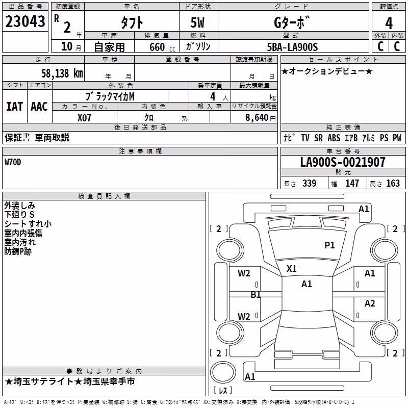 DAIHATSU TAFT