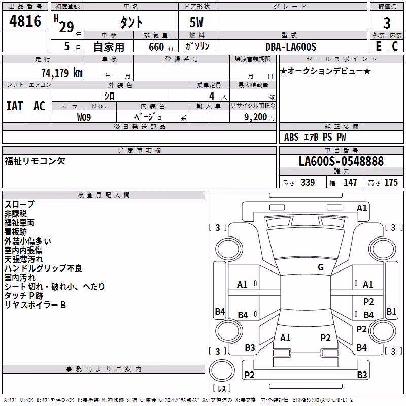 DAIHATSU TANTO