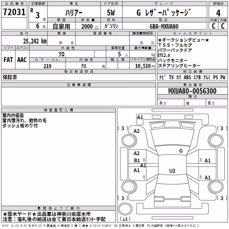 TOYOTA HARRIER