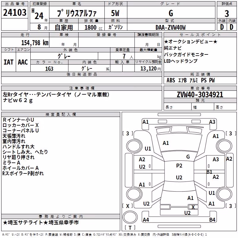 TOYOTA PRIUS ALPHA