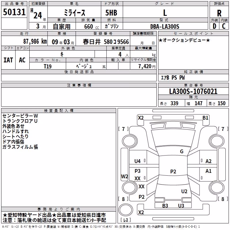 DAIHATSU MIRA E:S