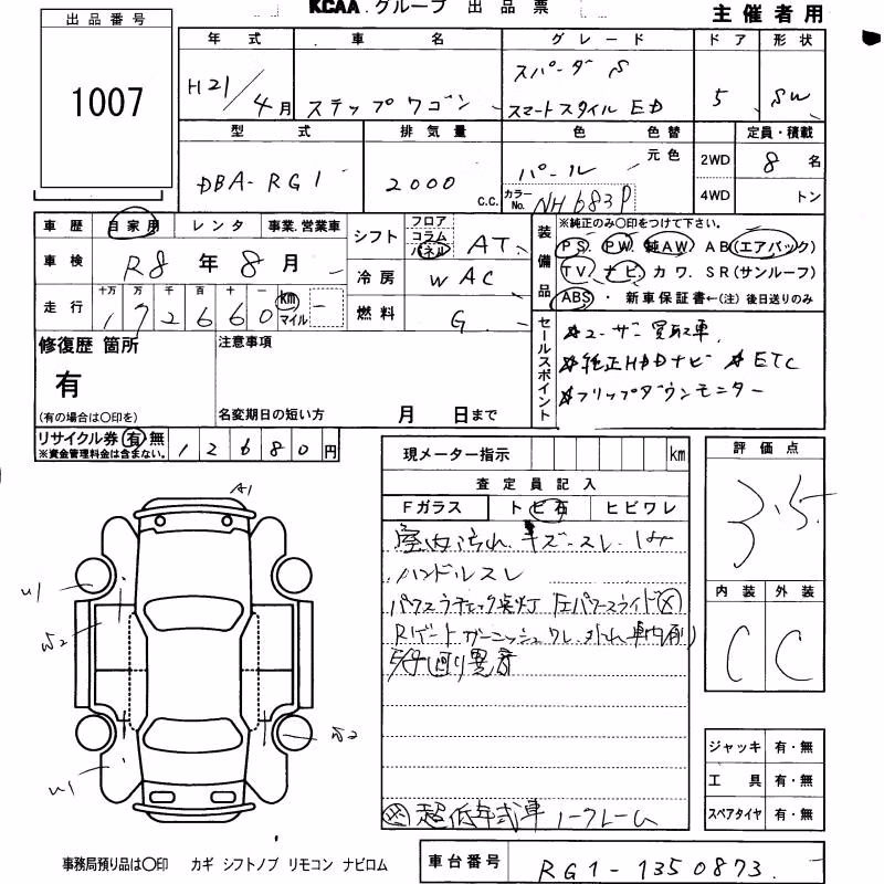 HONDA STEPWGN