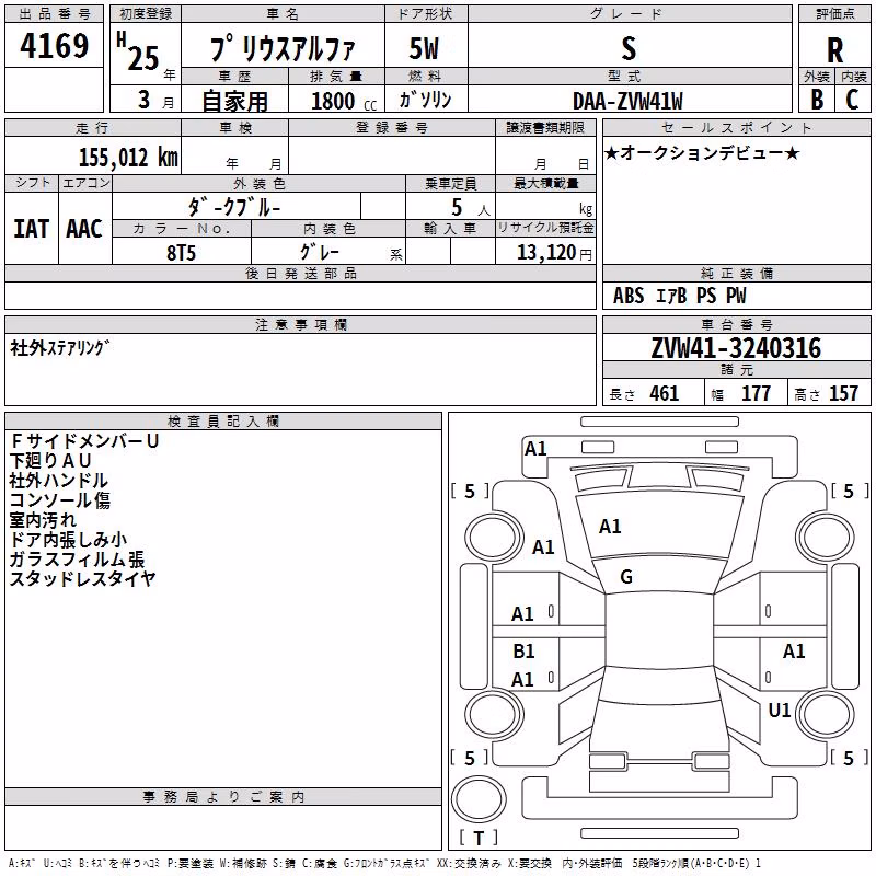 TOYOTA PRIUS ALPHA