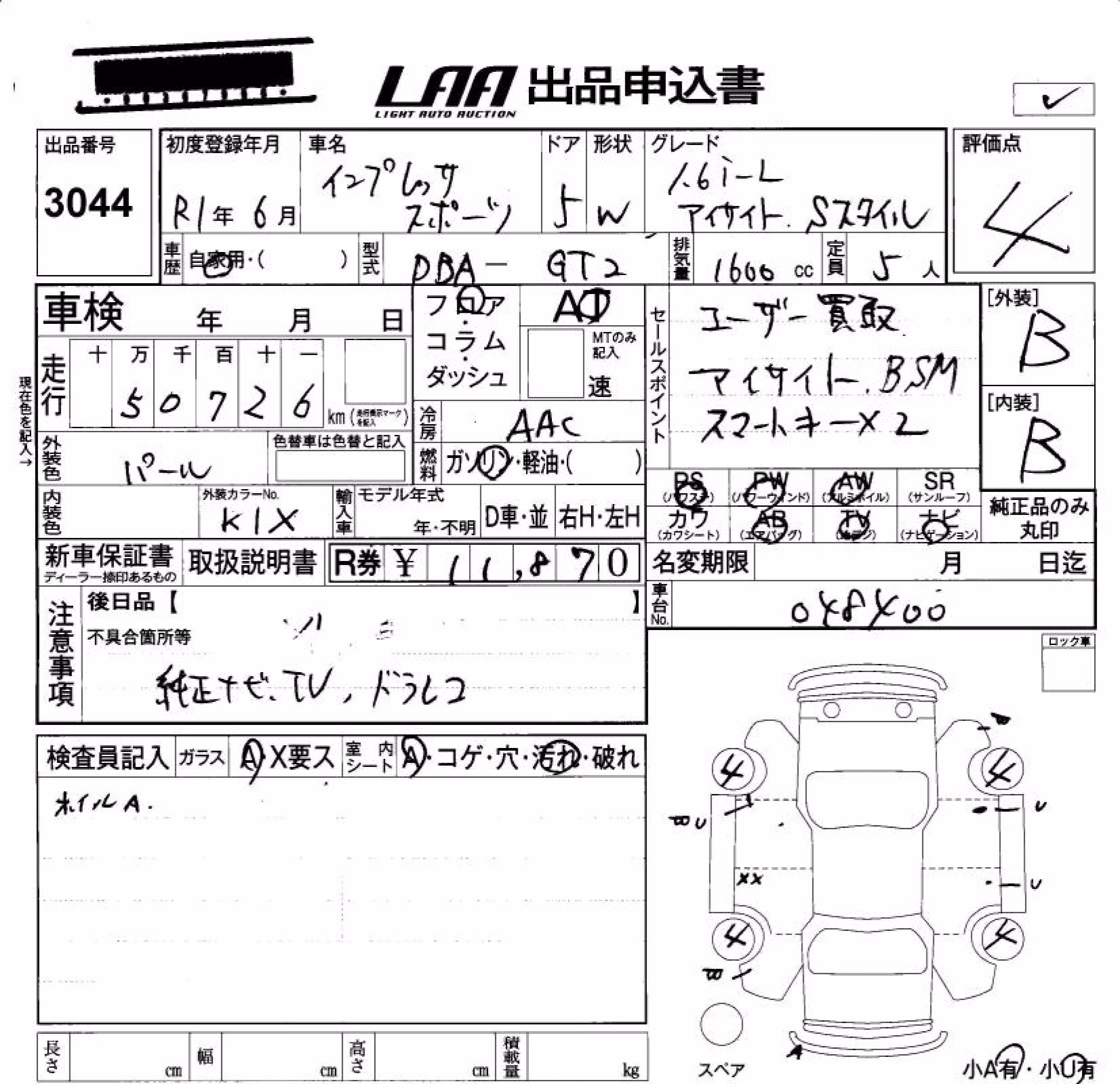 SUBARU IMPREZA