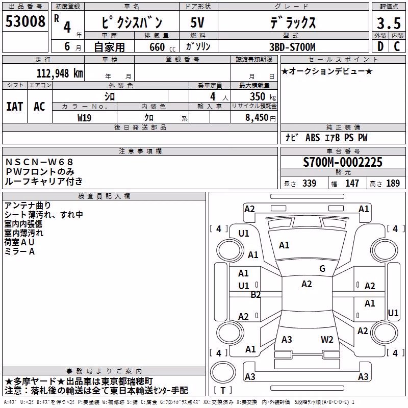 TOYOTA PIXIS VAN