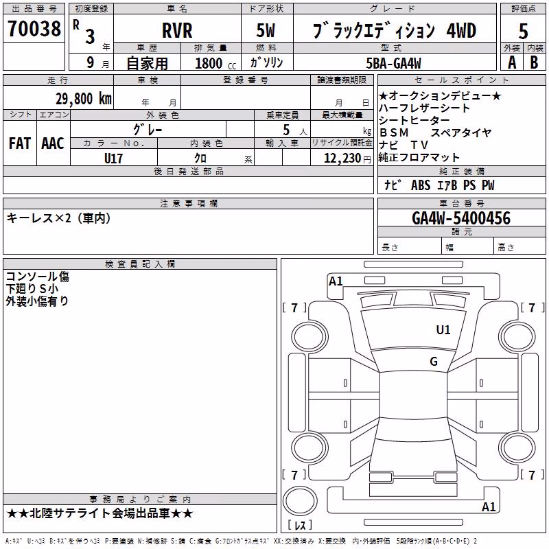 MITSUBISHI RVR