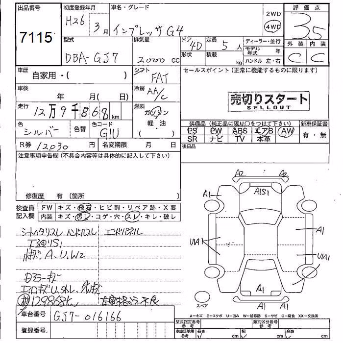 SUBARU IMPREZA
