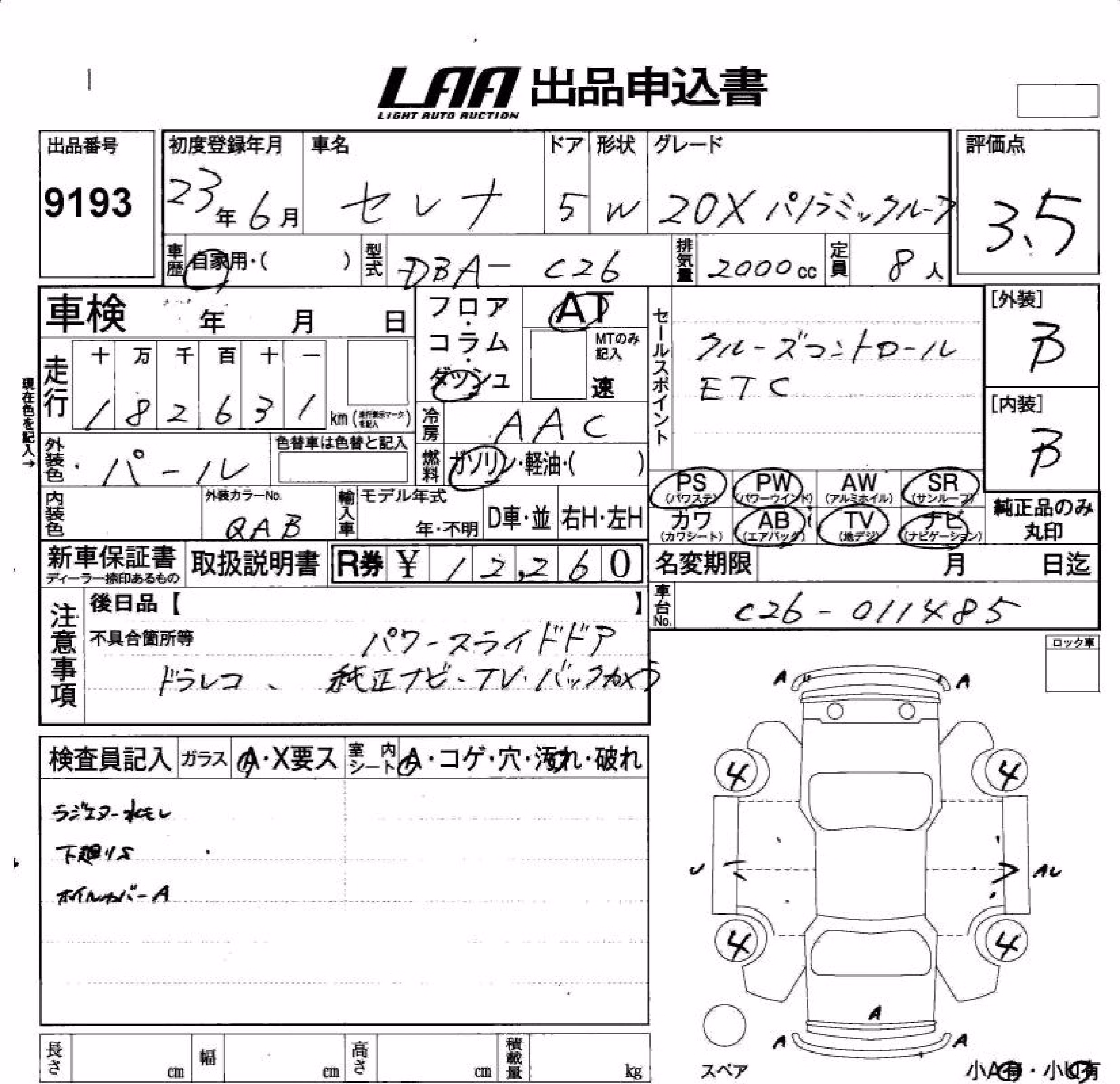 NISSAN SERENA