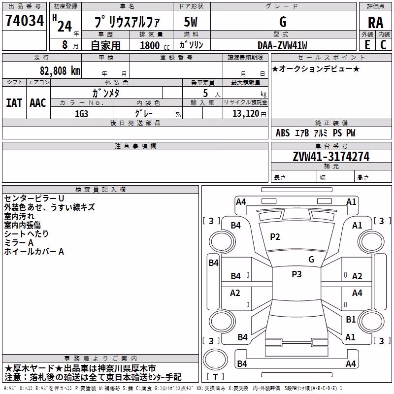 TOYOTA PRIUS ALPHA