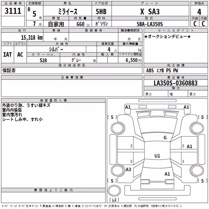DAIHATSU MIRA E:S