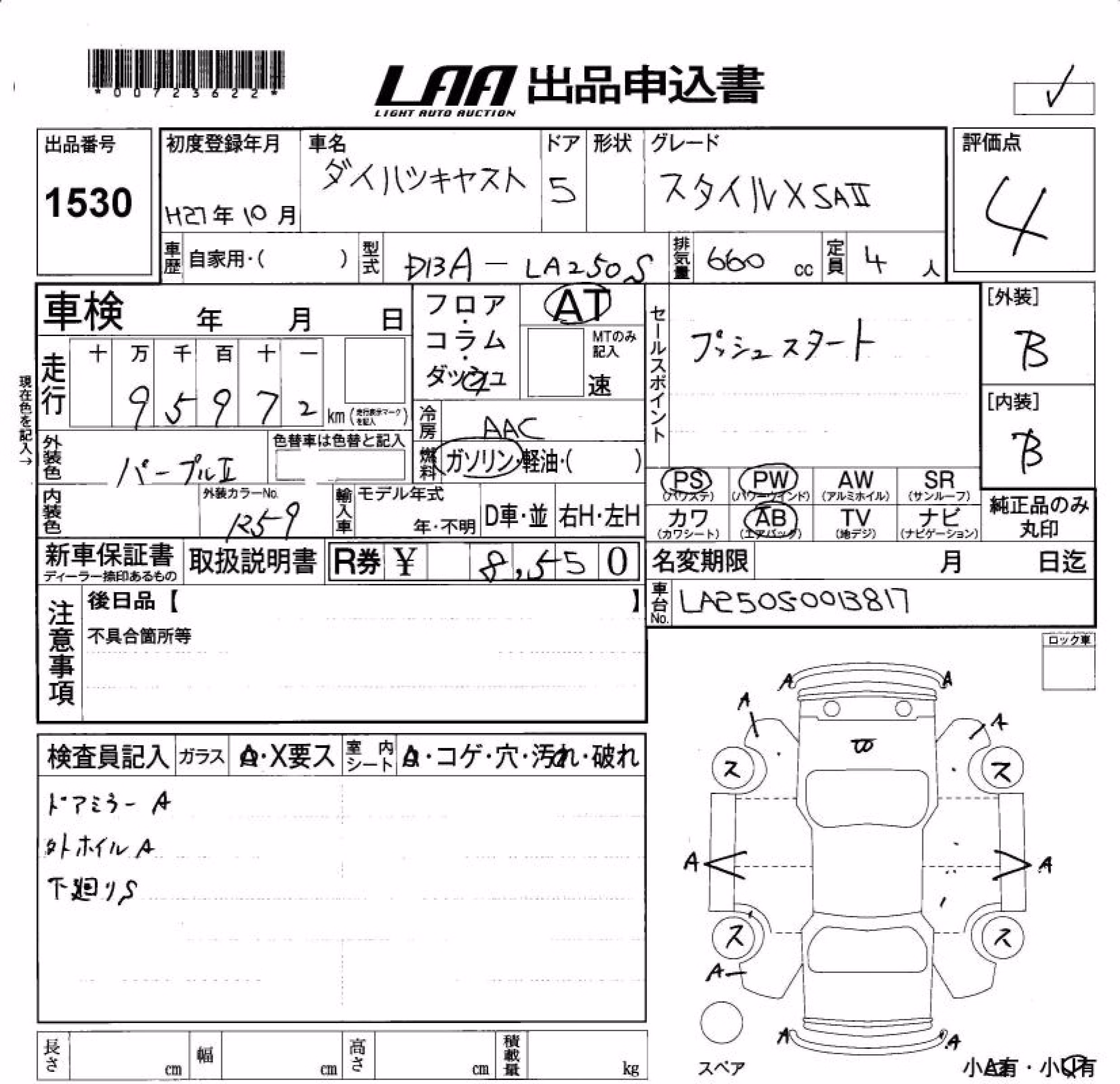 DAIHATSU CAST