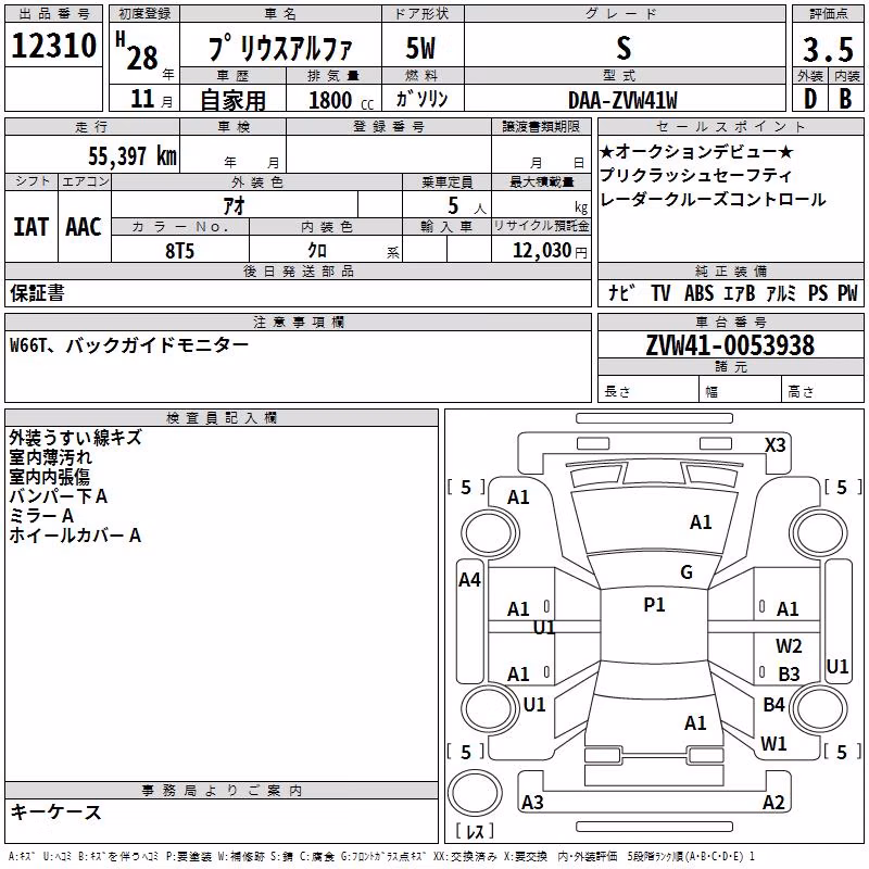 TOYOTA PRIUS ALPHA