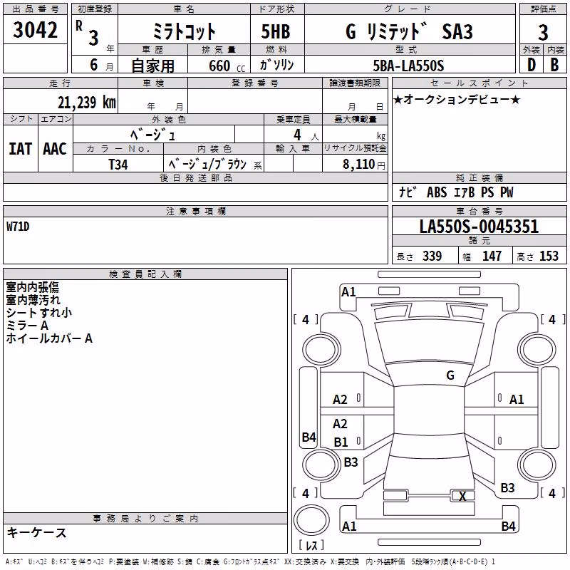 DAIHATSU MIRA TOCOT