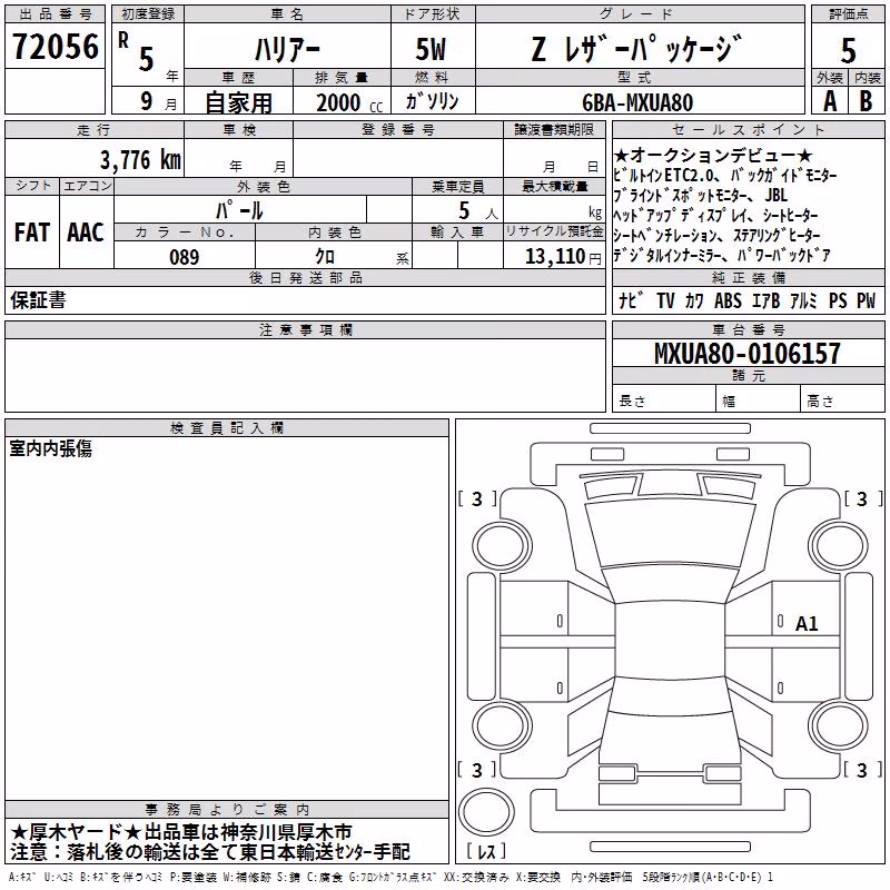 TOYOTA HARRIER