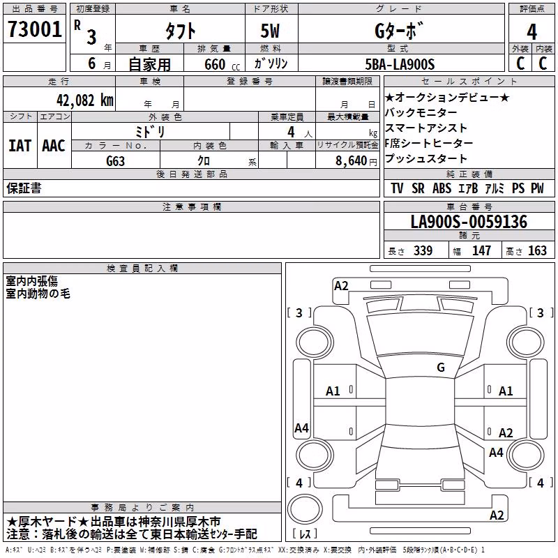 DAIHATSU TAFT