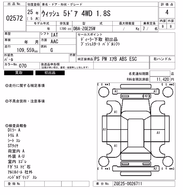 TOYOTA WISH
