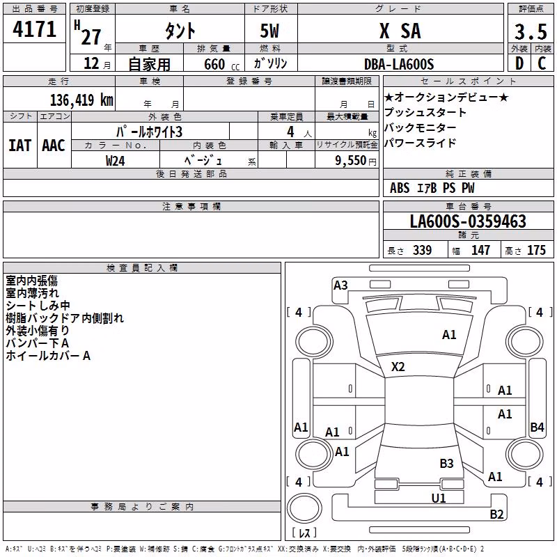DAIHATSU TANTO