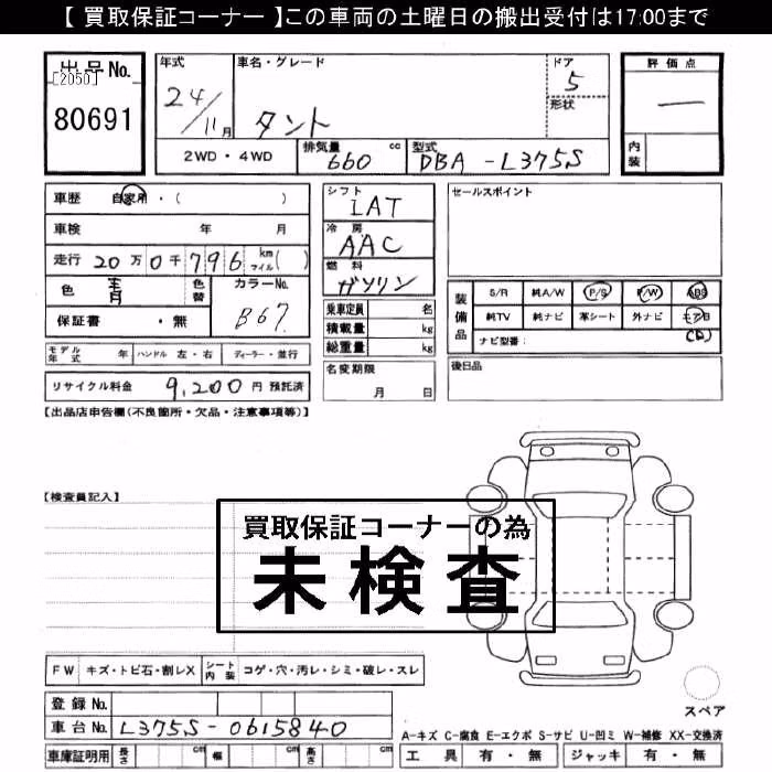 DAIHATSU TANTO