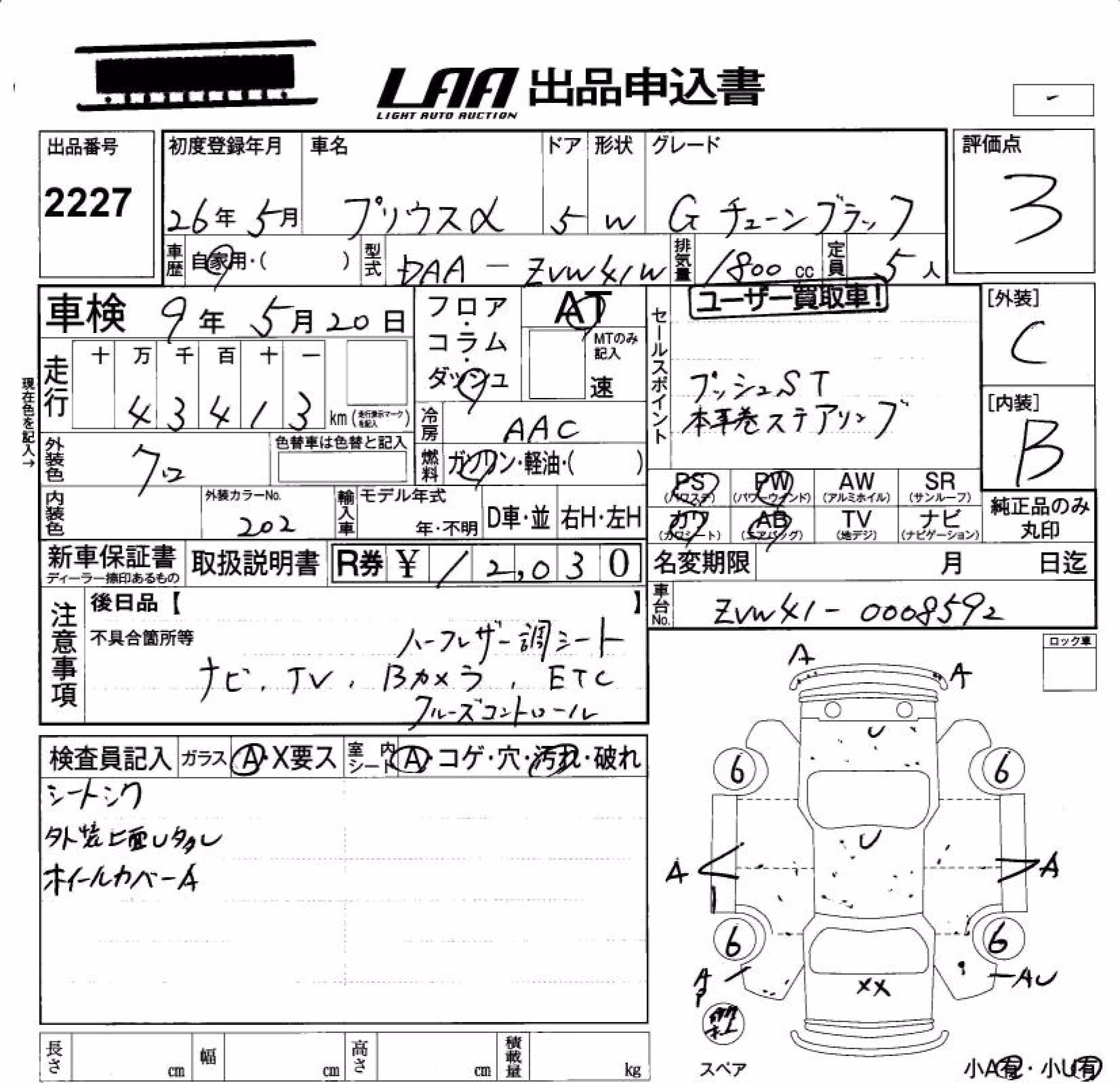 TOYOTA PRIUS ALPHA