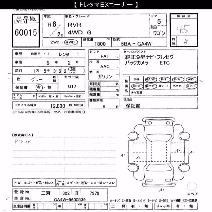 MITSUBISHI RVR