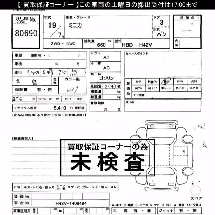 MITSUBISHI MINICA