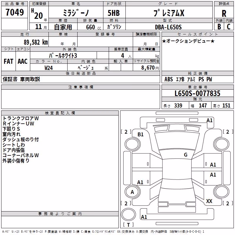 DAIHATSU MIRA GINO