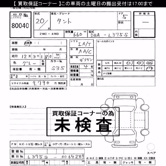 DAIHATSU TANTO
