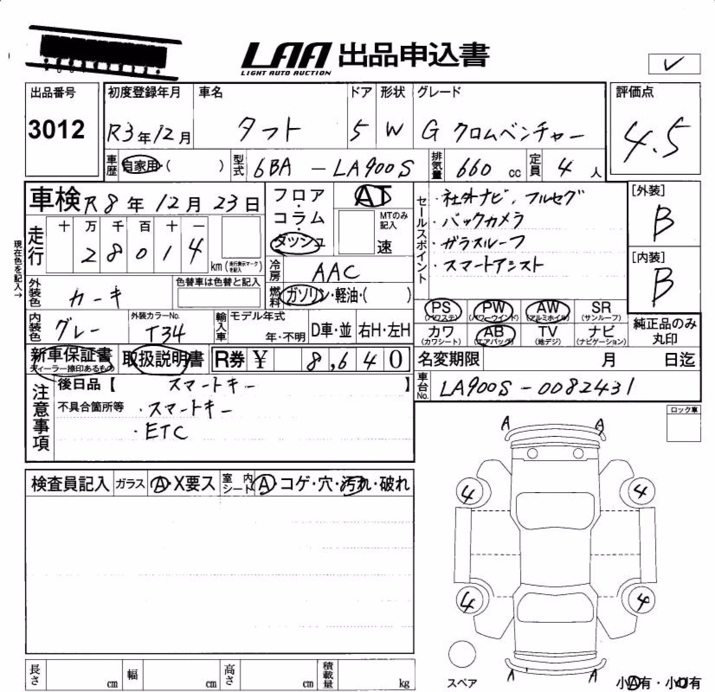 DAIHATSU TAFT
