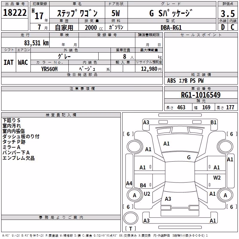 HONDA STEPWGN