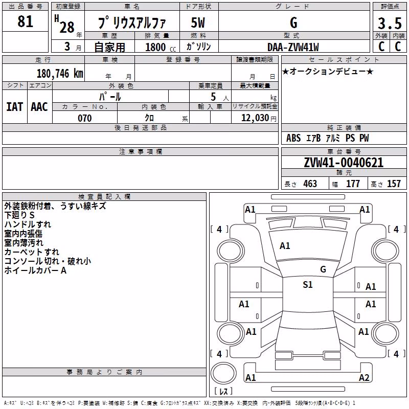 TOYOTA PRIUS ALPHA
