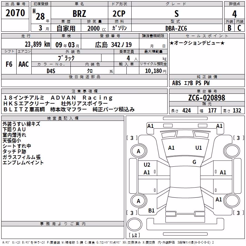 SUBARU BRZ
