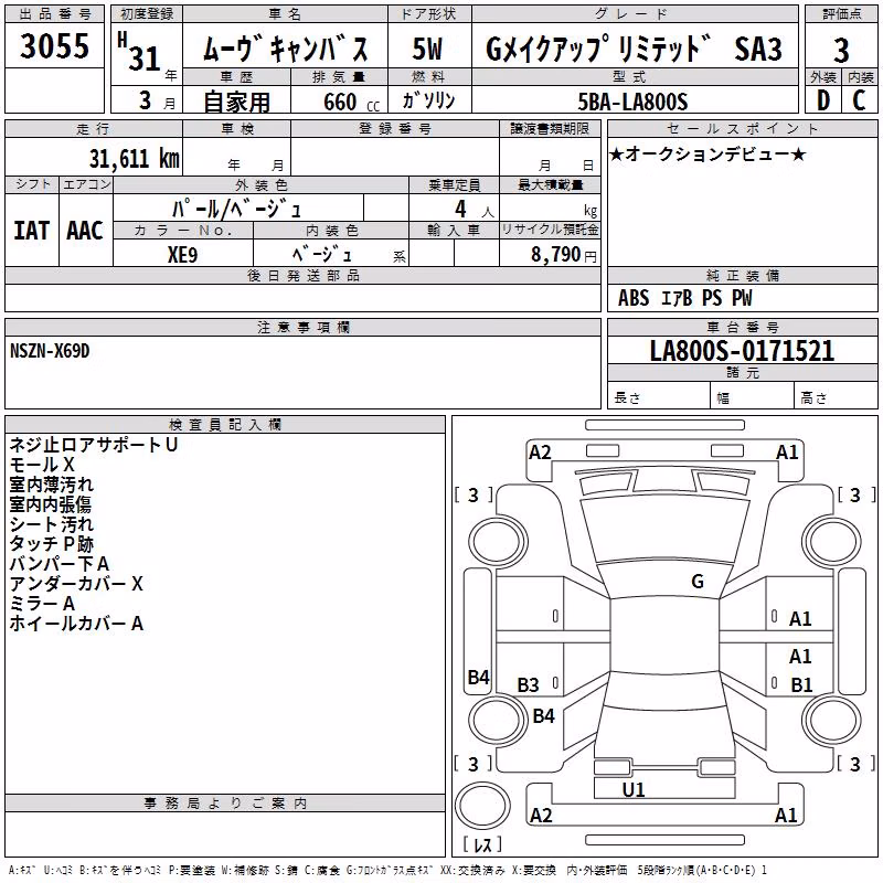 DAIHATSU MOVE CANBUS