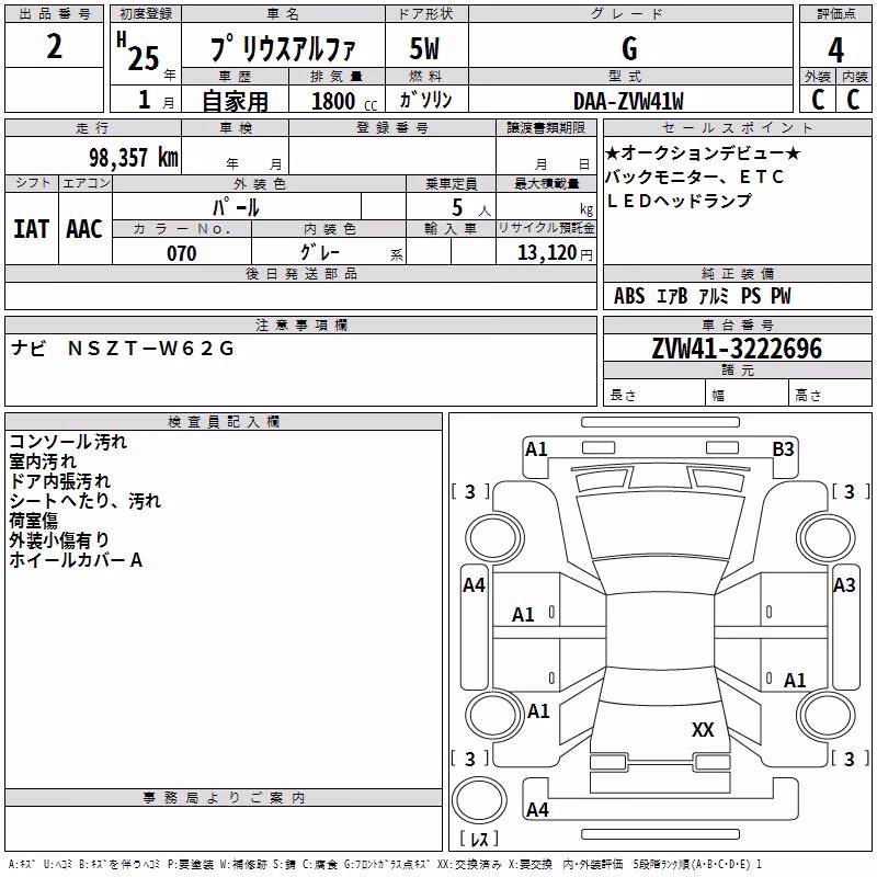 TOYOTA PRIUS ALPHA