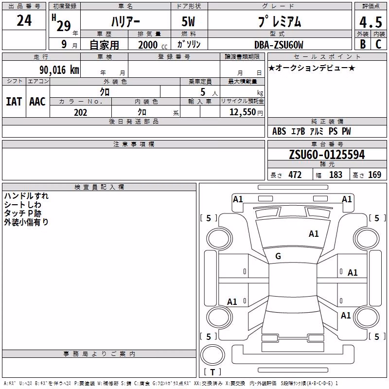 TOYOTA HARRIER