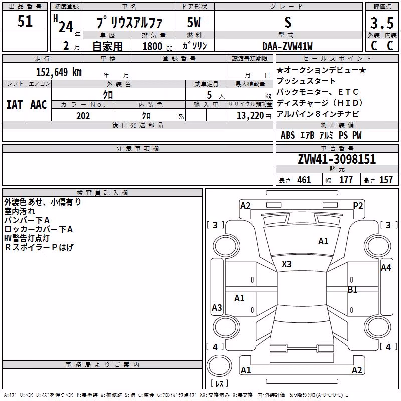 TOYOTA PRIUS ALPHA