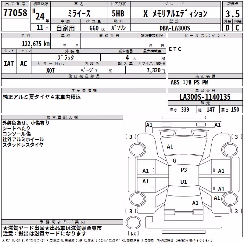 DAIHATSU MIRA E:S