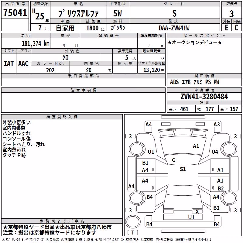 TOYOTA PRIUS ALPHA