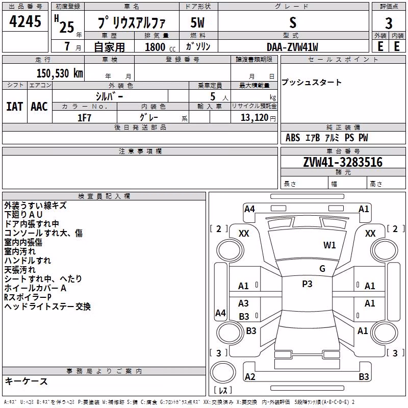 TOYOTA PRIUS ALPHA