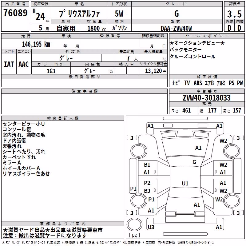 TOYOTA PRIUS ALPHA