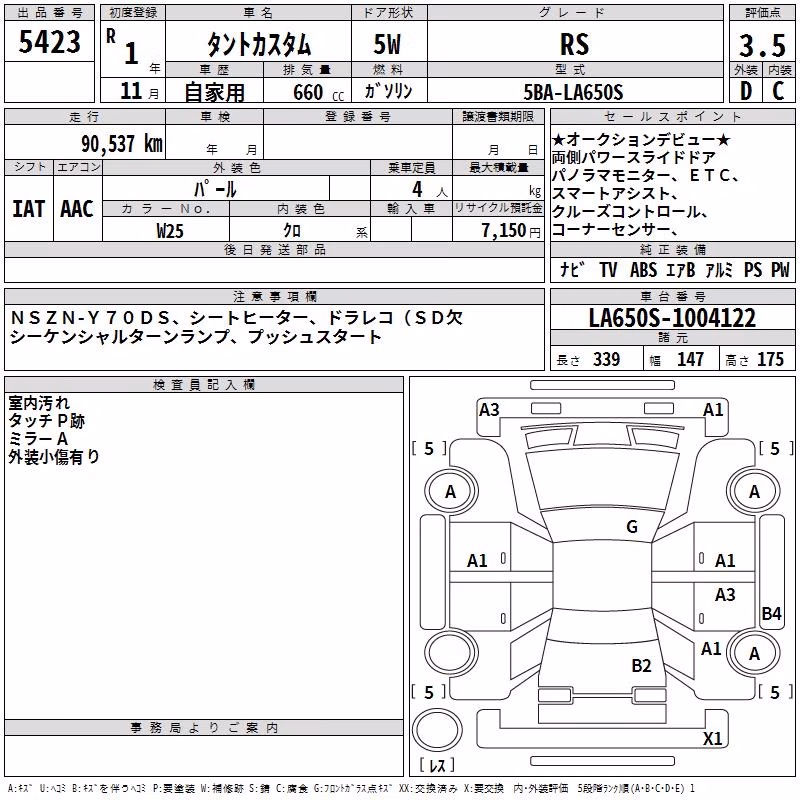 DAIHATSU TANTO