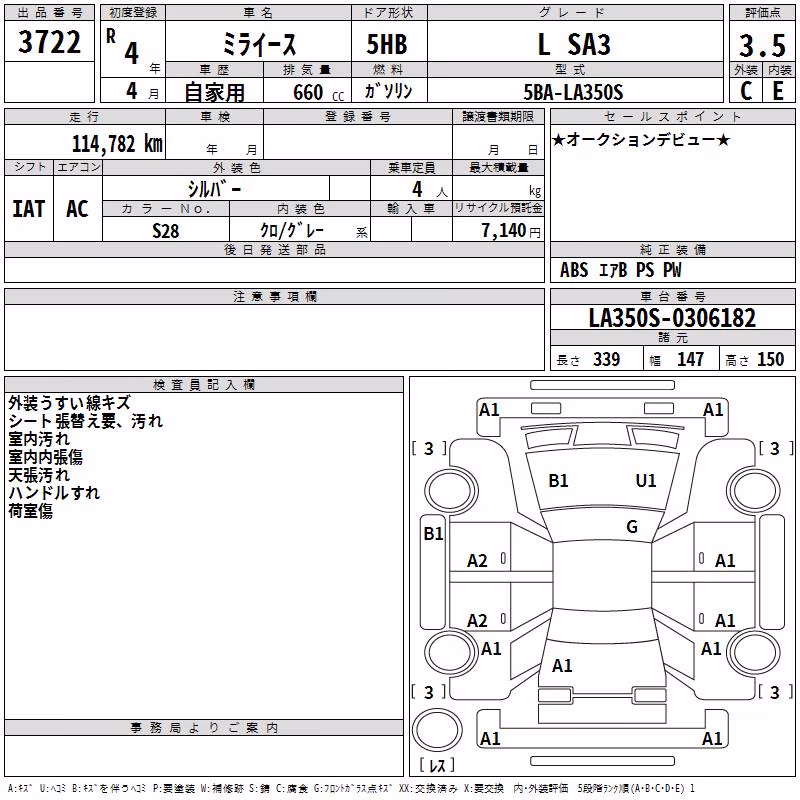 DAIHATSU MIRA E:S