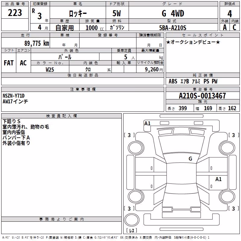 DAIHATSU ROCKY