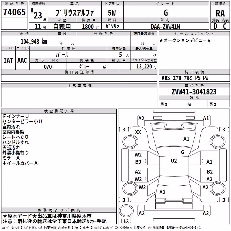 TOYOTA PRIUS ALPHA