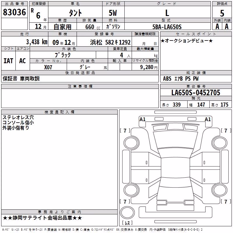 DAIHATSU TANTO