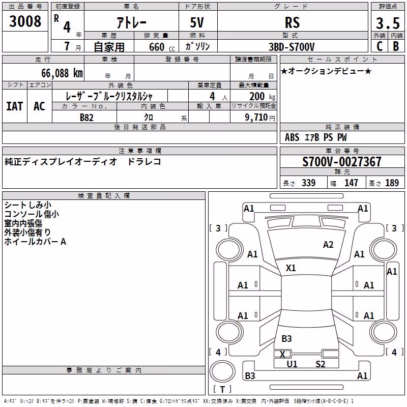 DAIHATSU ATRAI